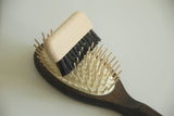 Hair Brush - Oval Thermowood with wooden pins