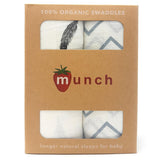 Munch Organic cotton baby swaddle