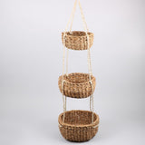 hanging gogla leaf baskets natural