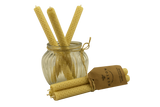 Beeswax Rolled Pillar Candles - Hexton Bee Company