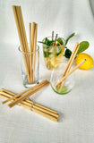 Bamboo Drinking Straws - set of 6