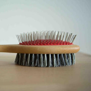 Pet Brush - double sided metal pins